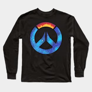 Overwatch Galaxy Silhouette Long Sleeve T-Shirt